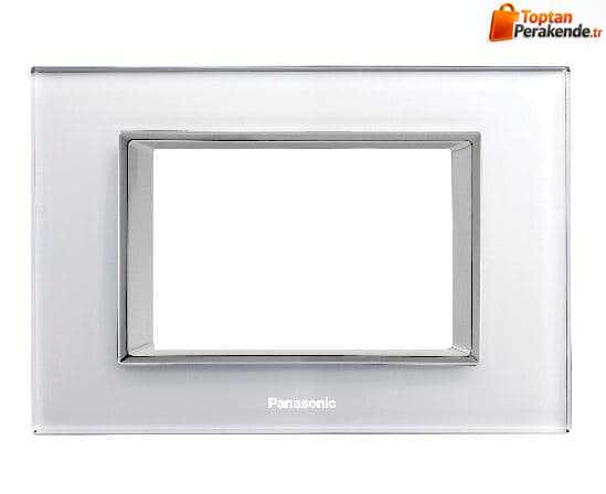 Viko Panasonic Thea Ultima Serisi Cam Beyaz Çerçeve 2M Çerçeve